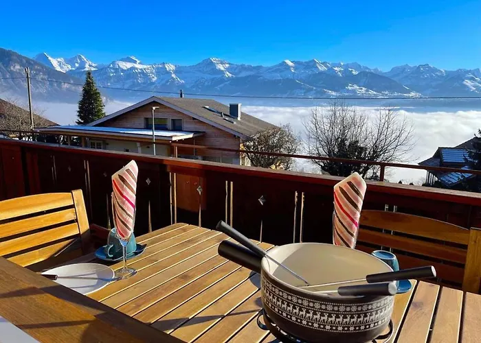 Alpehytte Thun Alps Scenic Views And Concierge By Swisshut Sigriswil